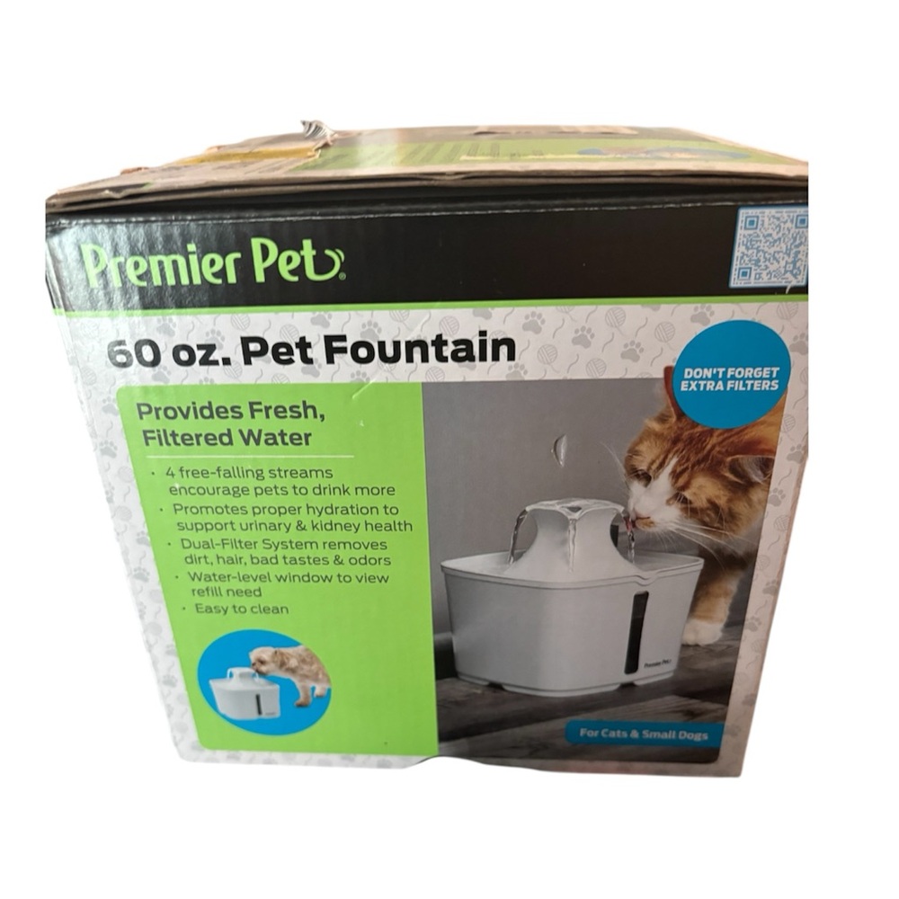 Premier Pet 60 OZ Pet Fountain